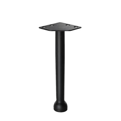 Metal Furniture Leg Replacement Screw On Feet In Round Shape