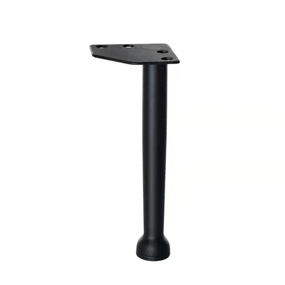 Round Polished Finish Adjustable Furniture Feet With Screw On Installation