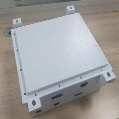 Rectangular Silver Polished Aluminum Sheet Metal Shell
