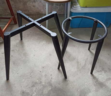 Powder Coated Silver Indoor Metal Furniture Stand Metal Sofa Frame