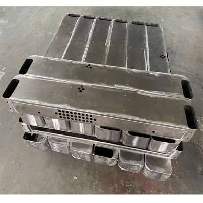 Electrical Enclosure Sheet Metal Lightbox with Varying Knockouts Based On Size