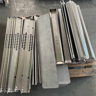 Electrical Enclosure Sheet Metal Lightbox with Varying Knockouts Based On Size
