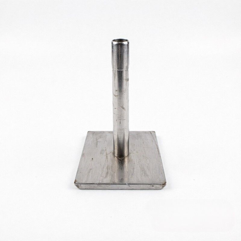 Customized Height Metal Tube Feet Screw On Installation Heavy Duty Tube Leg Feet Ideal for Commercial Applications