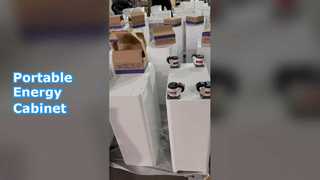 Movable Portable Energy Storage Cabinet for Household